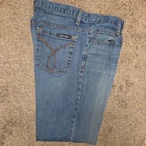 Calvin Klein Women's Denim Flair Jeans -Classic BlueSize 12 28" Inseam 18" Waist